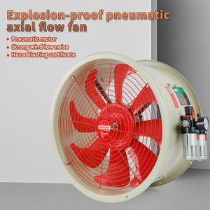 Ventilador de flujo axial a prueba de explosión de CBF Ventilador de seguridad del motor neumático de protección del flujo axial del flujo axial