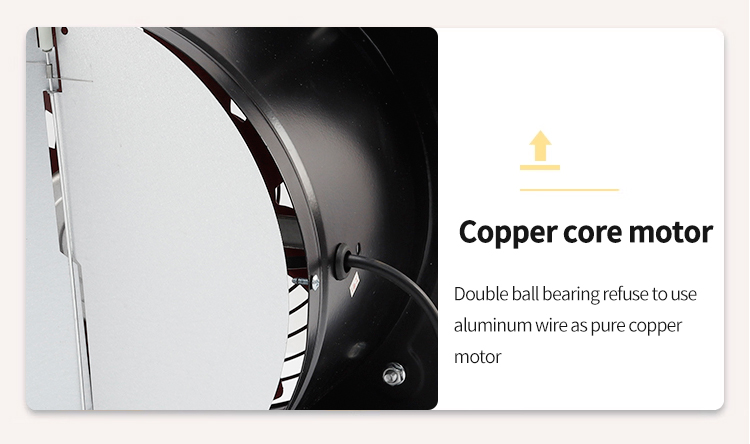 Ventilador de flujo axial de la serie 