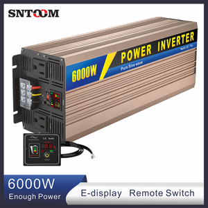 Inverter de potencia de 6000 vatios de 12 voltios de CC a 110 voltios de CA