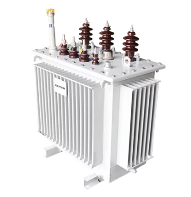 Transformador de distribuci&oacute;n de aceite trif&aacute;sico.