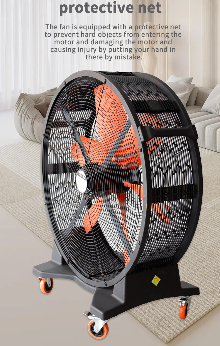 Ventilador de im&aacute;n permanente con par&aacute;metros de red protectores 