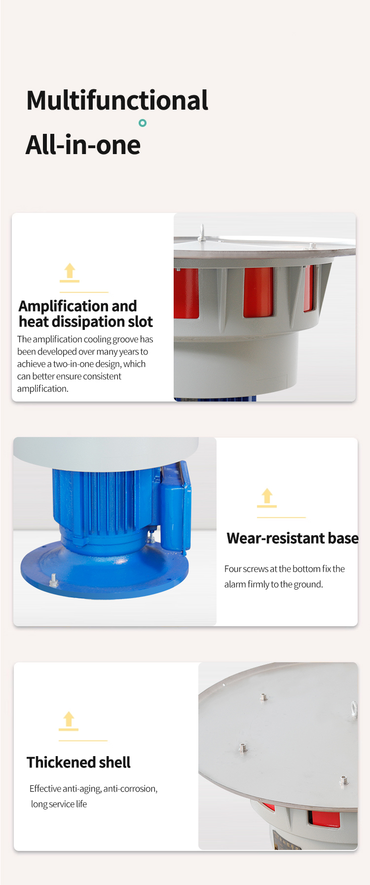 JDL Alarma de defensa de aire el&eacute;ctrico