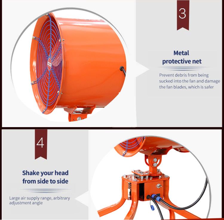 Ventilador de ventilaci&oacute;n de cabeza 