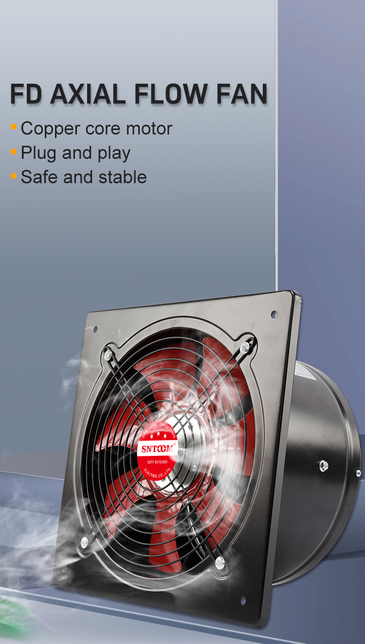 Ventilador de flujo axial de la serie STFD (4) 