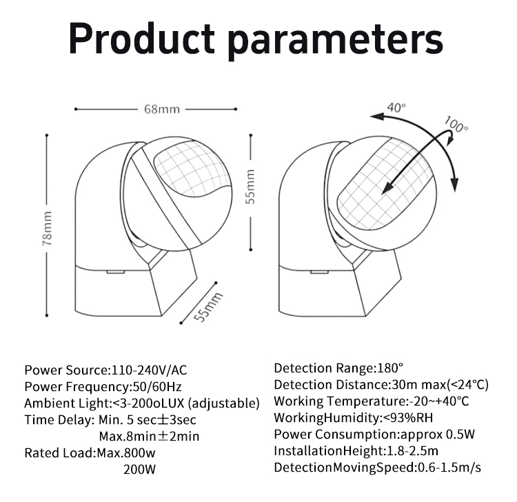Interruptor de inducci&oacute;n al aire libre