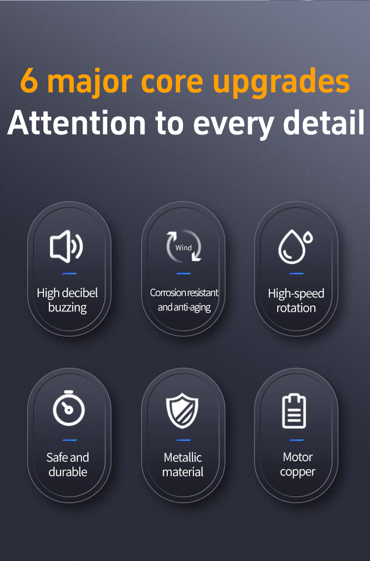 seis ventajas principales de la alarma vertical de doble cabeza con soporte de 