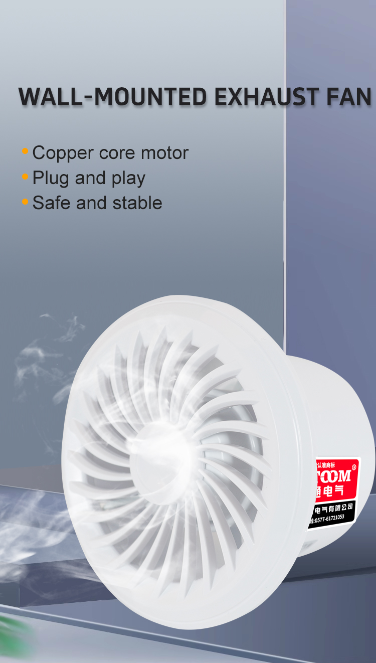Ventilador de escape de pared