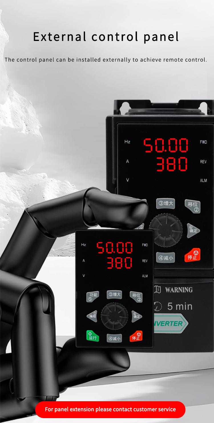 Panel de control externo 