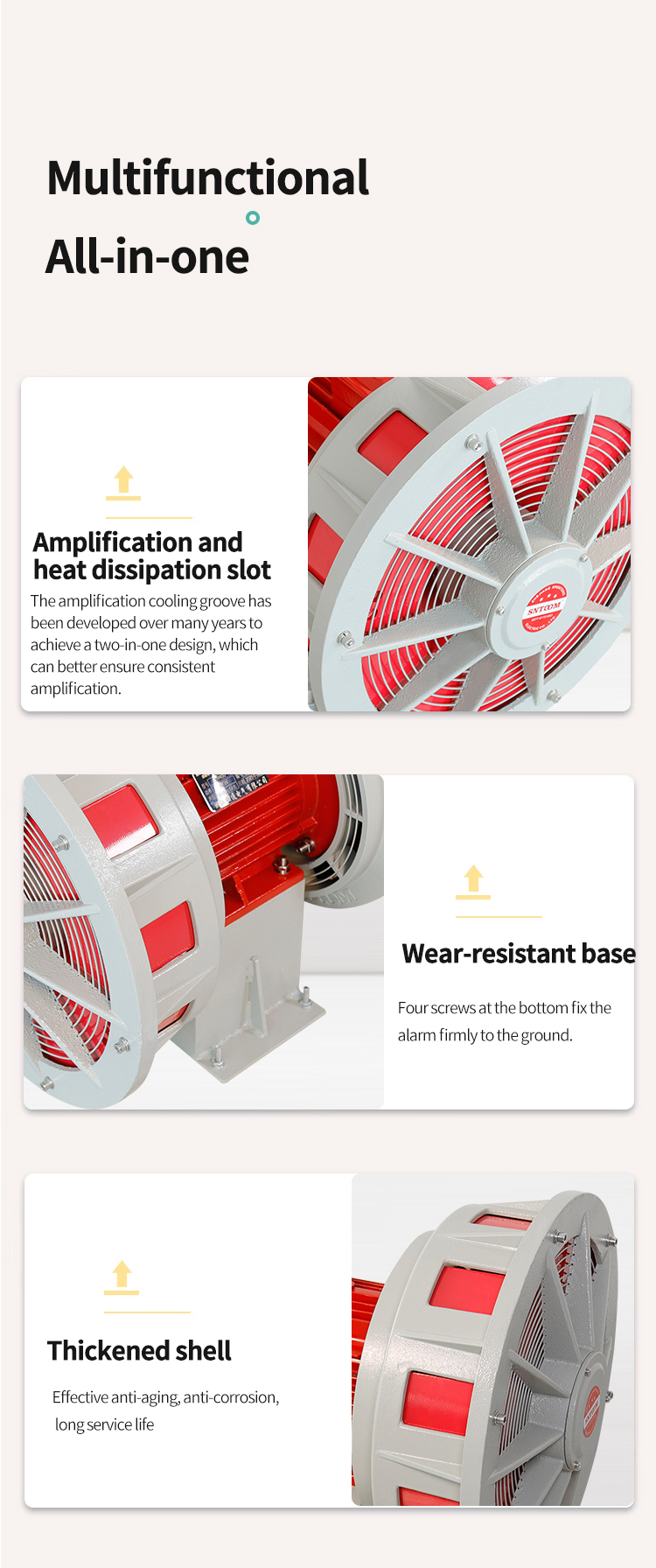La alarma el&eacute;ctrica JDW-400/450 High Decibel
