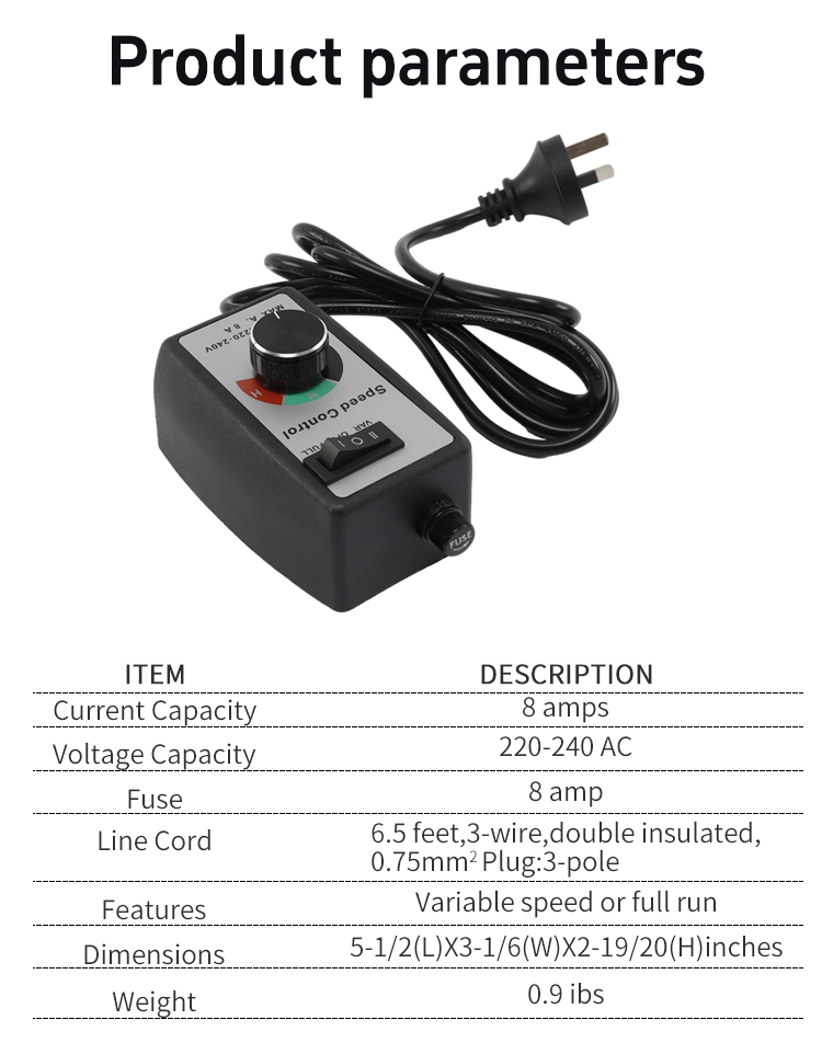 Controlador de velocidad