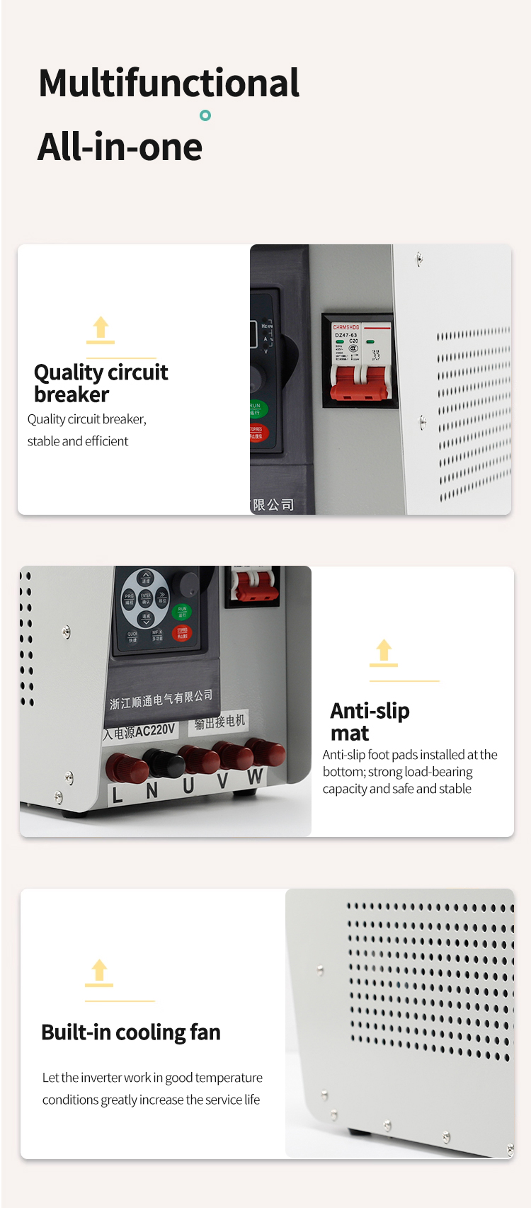 Convertidor de frecuencia multifuncional de transformador espec&iacute;fico de la licuadora