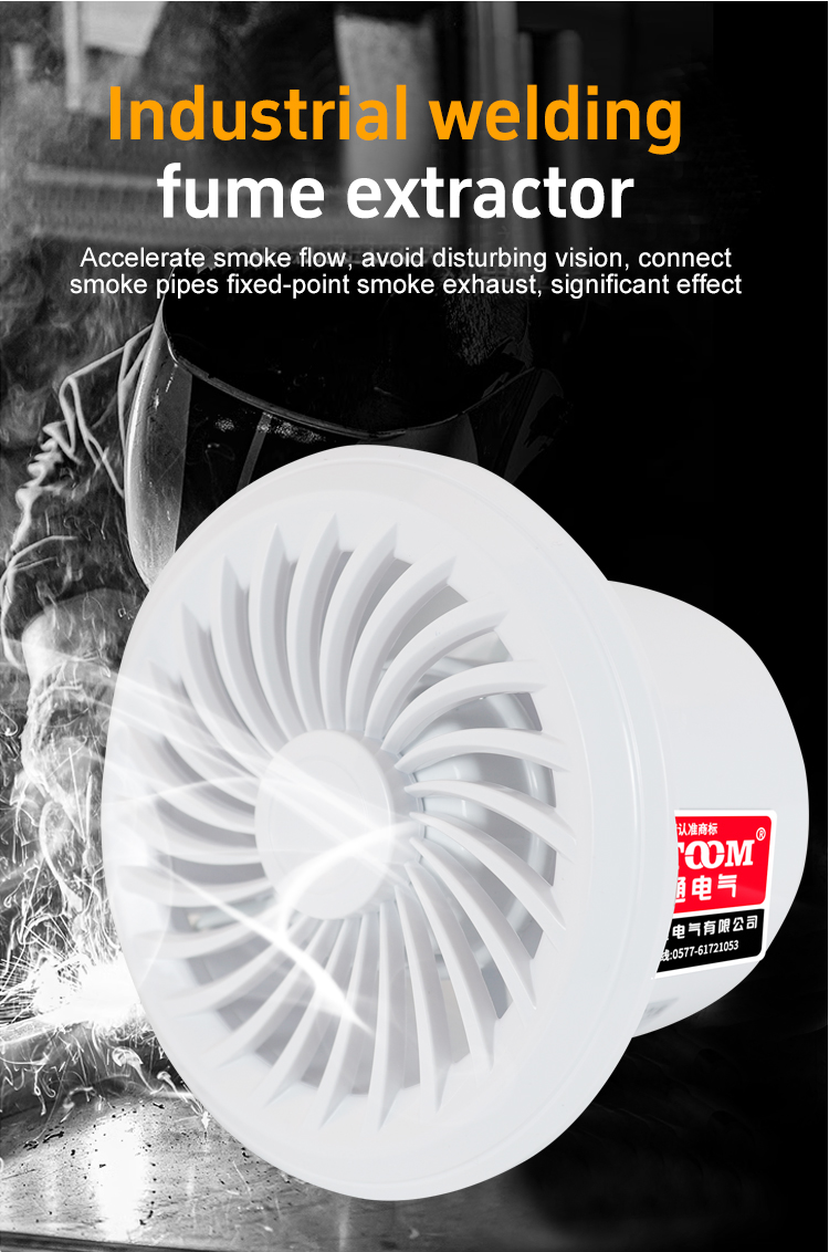 Ventilador de estallido montada 