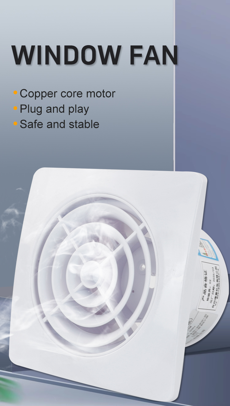 STA100-HE ventana ventilador 